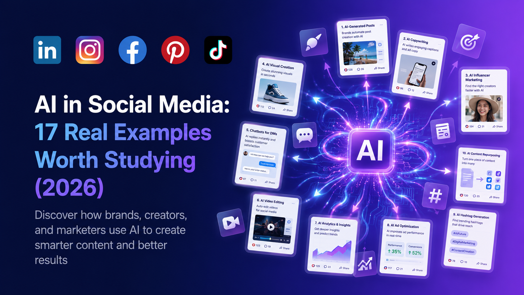 AI in Social Media: 17 Real Examples Worth Studying (2026)